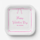 Recherche de valentines day paper plates Rose