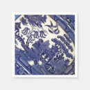 Search for willow pattern napkins Vintage