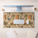 Recherche de graphique vintage tapis souris Noir