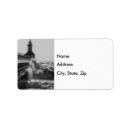 Search for big return address labels Black and white