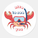Search for cartoon crab stickers Sea creatures