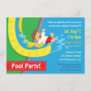 Search for water slide birthday invitations Boy