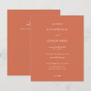 Search for salmon orange invitations Modern