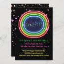 Search for kids glow party invitations Glow in the dark