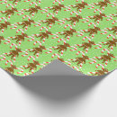 Search for gingerbread wrapping paper Holly