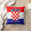 Recherche de drapeau de la croatie coussins Armoiries