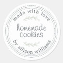 Recherche de cuisiniers autocollants Fabriqué avec amour