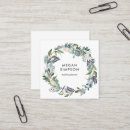 Search for wreath business cards Trendy