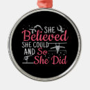 Search for gymnast ornaments For her