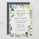 Search for eucalyptus rehearsal dinner invitations Elegant