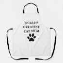 Search for pet paw print aprons Kitten