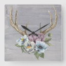 Search for deer antler clocks Grey