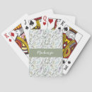 Search for botanical playing cards Typography