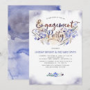 Recherche de blue watercolor invitations Script