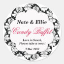 Search for black white damask stickers Party