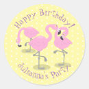 Search for flamingo cartoon stickers Illustration