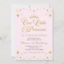 Search for pink princess birthday invitations Our little princess