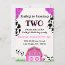 Search for purple cow print invitations For kids