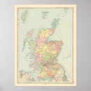 Search for scottish map posters Map of scotland
