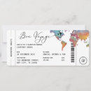 Search for bon voyage retirement invitations World map