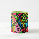 Search for psychedelic 60s mugs Colourful