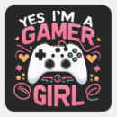 Search for girl gamer stickers Controller