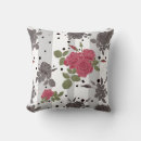 Search for red rose pattern pillows Stripes