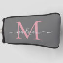 Search for pink golf equipment Monogrammed