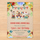 Search for circus animal birthday invitations Bear