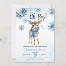 Search for oh deer baby shower invitations Snowflake