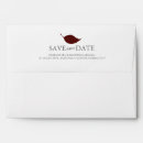 Search for burgundy envelopes Rustic