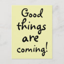 Search for good things postcards Cute