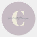Search for lilac monogram stickers Simple