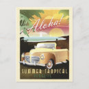 Recherche de vintage hawaii postcards Palmier