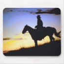 Recherche de silhouette cheval tapis souris Cowboy