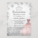 Search for winter quinceanera invitations Snowflake