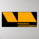 Recherche de piranhas posters Dessin animé