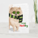 Search for pomeranian christmas cards Funny