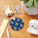 Search for blue fleur rounded keychains Monarchy