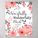 Search for fearfully and wonderfully made posters Bible