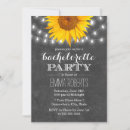 Search for sunflower bachelorette party invitations Elegant