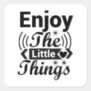 Search for the little things stickers Motivational