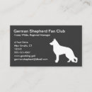 Search for police dog business cards German shepherd