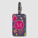 Search for funky luggage tags Flowers