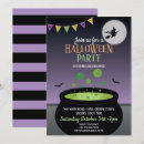 Search for witch cauldron invitations Trick or treat