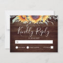 Search for sunflower wedding rsvp cards Response