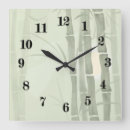 Recherche de bambou horloges Vert