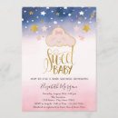 Recherche de cloud baby shower fille invitations Nuage