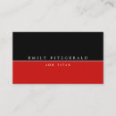 Search for black red business cards Simple