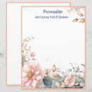 Search for floral border stationery paper Elegant
